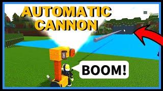 AUTOMATIC CANNON Build Trick! Build A Boat For Treasure Roblox