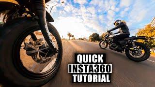Insta360 Motorcycle Tutorial in 4 minutes