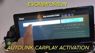 Autolink wireless Apple Carplay app launch + License Key Activation instructions Audi Q3 by EVO FIT