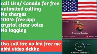 How to call USA for free | Call USA for free without any Charges | Rebtel App