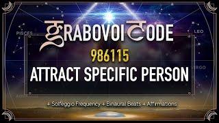 Grabovoi Numbers for ATTRACTING A SPECIFIC PERSON | Grabovoi Sleep Meditation with GRABOVOI Codes