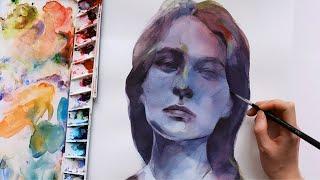Use These Colors for a Beautiful Watercolor Portrait