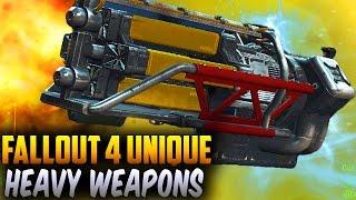 Fallout 4 Rare Weapons - TOP 7 Secret & Unique Heavy Weapons!