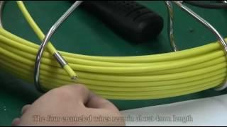 how to reapir the pipe camera cable?