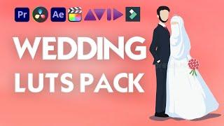 WEDDING LUTS PACK || TO'Y VIDEO MONTAJ UCHUN RANGLAR