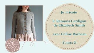 Cours du Cardigan Ramona d'Elizabeth Smith - N°2