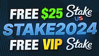 Stake Promo Code STAKE2024 / FREE MONEY $25 BONUS ON STAKE US / VIP RAKEBACK STAKE CODE review 2024