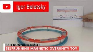 Selfrunning SMOT device from Igor Belentskiy    Magnetic Overunity Toy