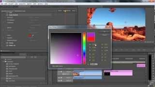 Adobe Premiere Pro CS6 Tutorial | Generate Effects | Infiniteskills