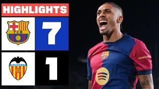 FC BARCELONA 7 - 1 VALENCIA CF I HIGHLIGHTS LALIGA EA SPORTS