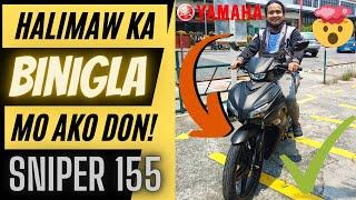 GRABE LAKAS MO NA NGAYON YAMAHA SNIPER 155 VVA! IBA KA NA! (FIRST IMPRESSION RIDE)