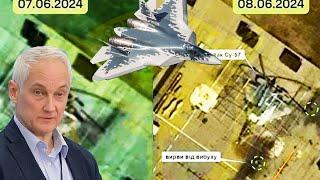 Су-57 сбит на взлете: "гордость" ВКС РФ потушил относительно копеечный дрон...