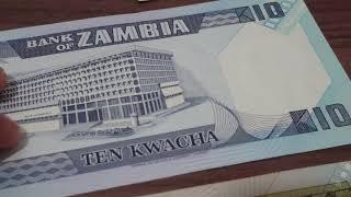 zambia 2 10 and 50 kwacha banknotes