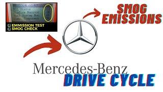 Mercedes Emissions Drive Cycle For For Smog Check▶️ Mercedes EGR O2 Cat EVAP Monitor Readiness