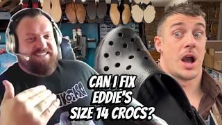 RepairingThe Worlds Strongest Man's CROCS! - Featuring Eddie Hall