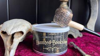 Haunted Bookshop Cornell & Diehl Tin Tobacco Review (New Dwarf Cobbit Cob Pipe)