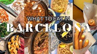 ULTIMATE Barcelona Food Guide: Tapas, Food Markets, Seafood, BEST CHURROS & more