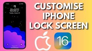 How To Customise Your Iphone Lockscreen On IOS 16