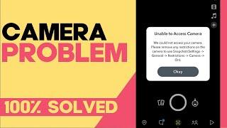 How to Fix and Solve Snapchat Was Unable To Open Camera on Any Android Phone - Snap Problem