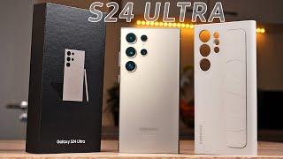 Samsung S24 Ultra Unboxing - Titanium Gray