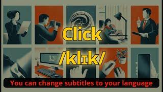 Click meaning with 5 examples