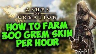 How to Farm Grem Skin & Grem Carcass | Hunting Guide for Ashes of Creation Alpha 2