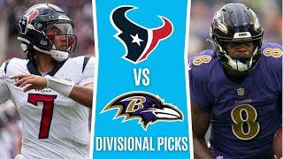 Texans vs Ravens Best Bets | NFL Divisional Picks and Predictions