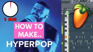 HOW TO MAKE GLITCHCORE HYPERPOP BEATS (IN 1 MINUTE)