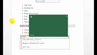 #39 Microsoft Excel  Workbook Count   Khmer Teaching