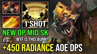 +450 RADIANCE FLAME CLOAK BURN DPS Solo Mid Annoying Sand King 1 Shot AOE Burst Epicenter Dota 2