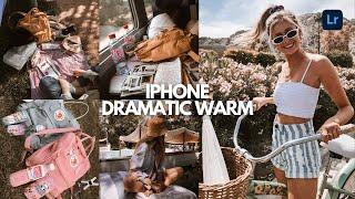 iPhone Dramatic Warm Preset | Free Lightroom Mobile Presets Free DNG XMP