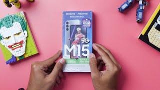 LAYAR AMOLED + BATRE BADAK | Unboxing Samsung M15 5G Indonesia