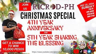 RICROD-PH 4TH YEAR ANNIVERSARY LIVESTREAM