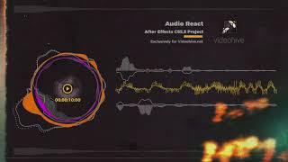 Audio React Music Visualizer | After Effects Template | Elements