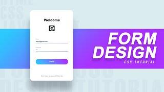 Login Form Design | CSS Tutorial | Daft Creation