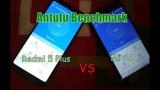 Redmi 5 Plus vs Mi A1 Antutu Benchmark (MIUI 9 SD625 vs Stock Android SD625)