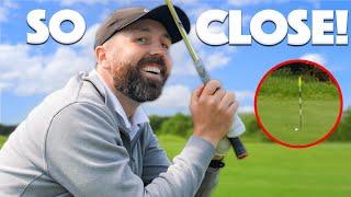 I was SO close to a hole in one on camera! #Break75 S2E7