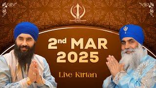 Live Kirtan from Gurudwara Sanjha Sahib (UP) | 09Mar2025m | Neeldhari Samparda| Bhai Nirmal Singh Ji