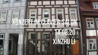 Konzert im Clavier-Salon Göttingen: Xinzhu Li  (China) spielt am 14. August 2020 einen Klavierabend