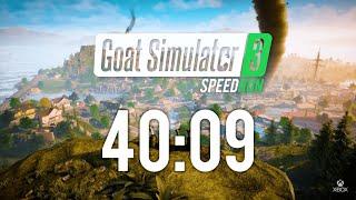 Goat Simulator 3 Speedrun | Farmer Defeated in 40:09