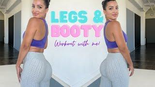 Bodyweight Leg & Booty Workout! (workout with me!)