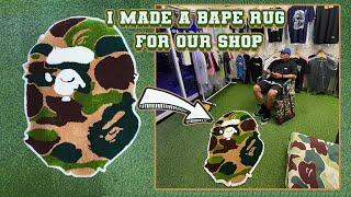 Tufting A Bape Rug For Our Shop