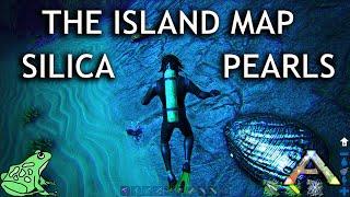 Silica Pearl Locations on The Island map - Ark Survival Evolved.