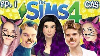 The Sims 4: Raising YouTubers as PETS - Ep 1 (CAS & House Tour | Cats & Dogs Expansion)