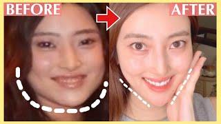 V Shape Face Exercise! | Japanese Face Massage to Slim Down Your Face and Get V Shaped Face