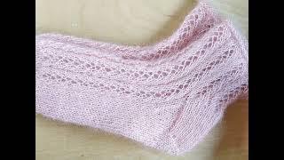 Носки "Шиповник"/Экспресс МК #handmade #knittingsocks #носочная_коробочка_шурм @Katerina_Shurm