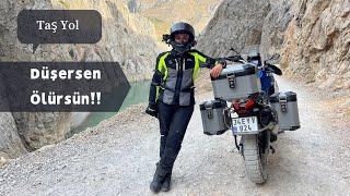 Kemaliye Karanlık Kanyon - Jandarmadan Yardım İstedim ‍️ Aprilia Tuareg 660