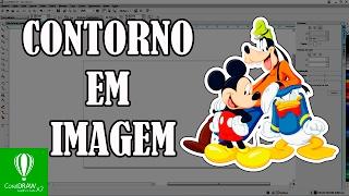 Efeito contorno em imagem Corel Draw tutorial