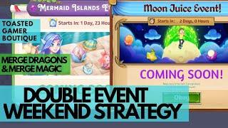 Double Event Weekend Strategy : How To Finish Both Events In Merge Dragons & Merge Magic 