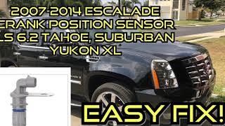 Crank position sensor install LS 2007-20014 Escalade Tahoe Yukon XL Suburban
